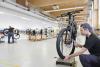 Montage eines myStromer E-Bikes in der Produktion am Hauptsitz in Oberwangen